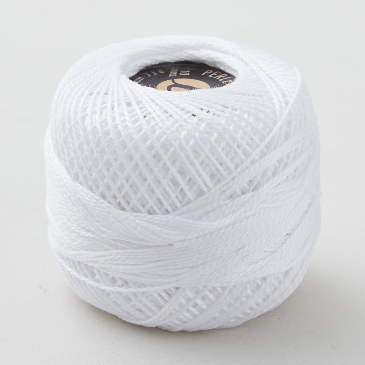 Iris #8 Perle Cotton 10 Gram Ball - White Primary Image