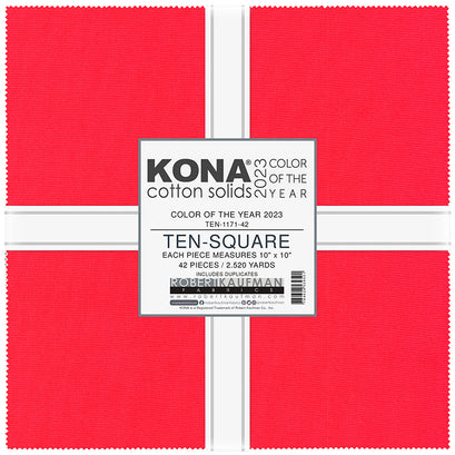 Kona Cotton Color of the Year 2023 Ten Squares