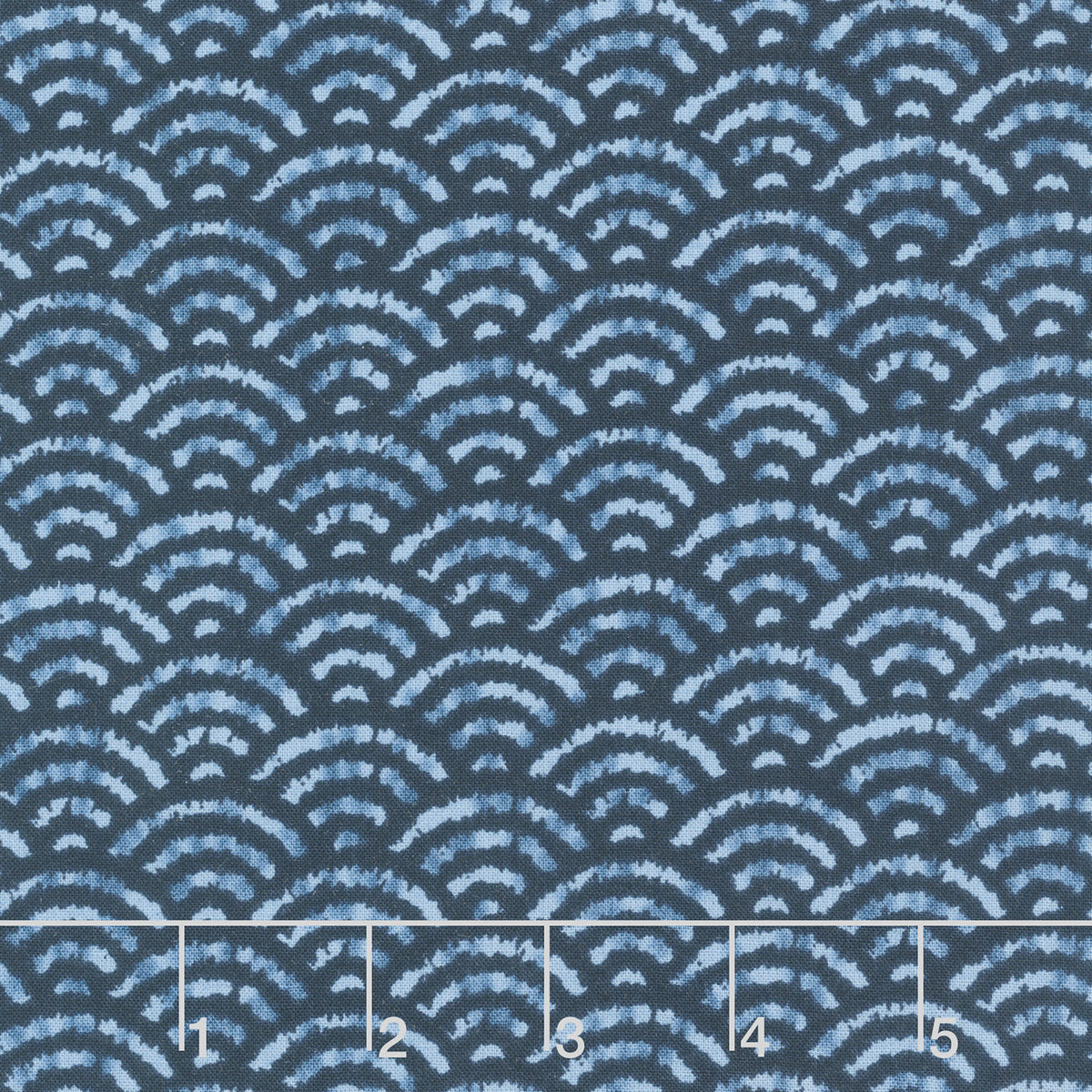 Shibori Blues - Waves Indigo Yardage Primary Image