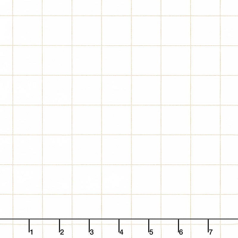 Quilter's Grid 1in Grided (White 44" Wide) Yardage Primary Image