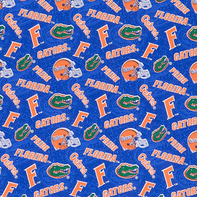 NCAA - Florida Tone on Tone Blue Yardage Primary Image