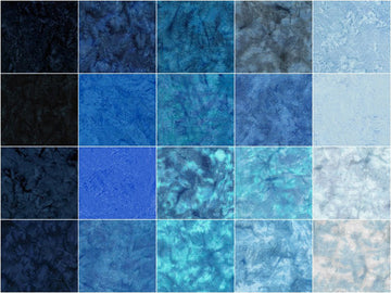 Brilliant Blue Batik Solids Stamps