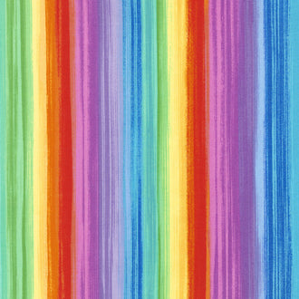 Butterfly Pavilion - Stripe Bright Yardage