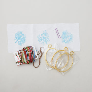 Winter Birds Embroidery Set Kit Alternative View #1