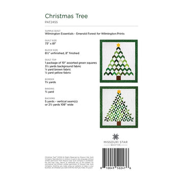Christmas Tree Quilt Pattern by Missouri Star
