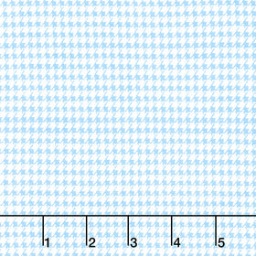 Comfy Flannel® - Houndstooth Check Light Blue Yardage Primary Image