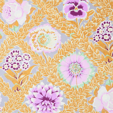 Kaffe Fassett Collective - Vintage - Flower Lattice Pastel Yardage Primary Image