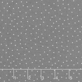 Kimberbell Basics - Tiny Dots Grey/White Yardage Primary Image