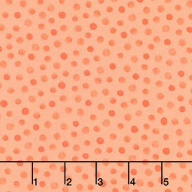Harold the Hare - Tonal Dot Coral Yardage Primary Image