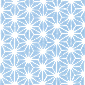 Shibori Blues - Stars Blue Yardage Primary Image