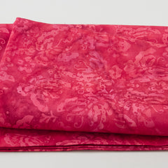 Wildflower Batiks - Butterfly-Red Cranberry 2 Yard Cut