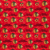 NHL - Chicago Blackhawks Tone on Tone Red Yardage Primary Image