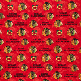 NHL - Chicago Blackhawks Tone on Tone Red Yardage Primary Image