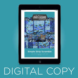 Digital Download - Simple Strip Scramble Quilt Pattern from Man Sewing Primary Image