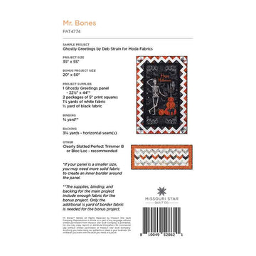 Mr. Bones Quilt Pattern by Missouri Star Alternative View #1