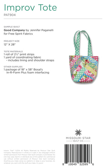 Digital Download - Improv Tote Pattern by Missouri Star Alternative View #1