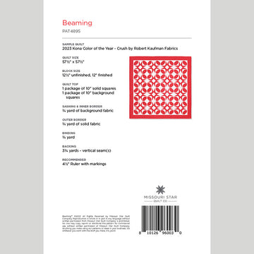 Digital Download - Beaming Quilt Pattern by Missouri Star Alternative View #1