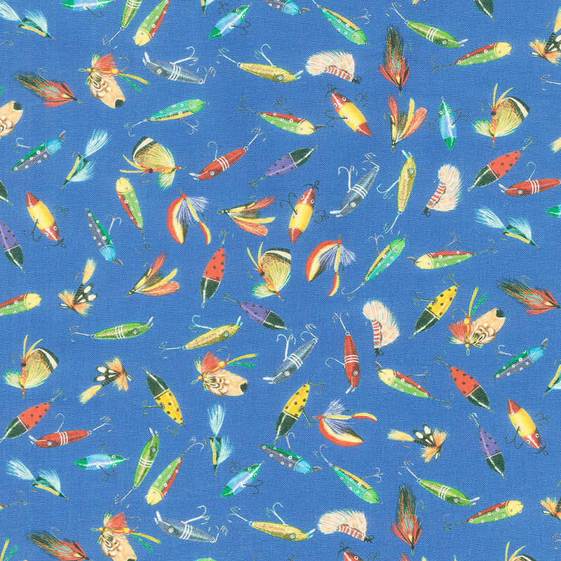 Lake House (Robert Kaufman) - Lures Lagoon Yardage Primary Image
