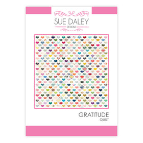 Sue Daley Gratitude Quilt Pattern with Template and Papers Primary Image