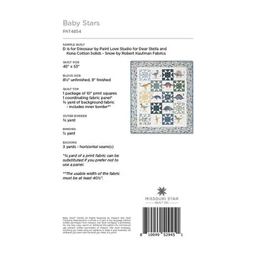 Baby Stars Quilt Pattern by Missouri Star Alternative View #1