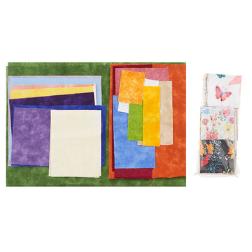 Iris Garden Watercolor Quilt Kit