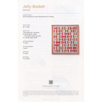 Jelly Basket Quilt Pattern by Missouri Star