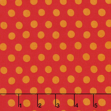 Kaffe Classics - Citrus Spot Red Yardage