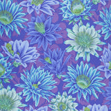 Kaffe Fassett Collective Spring 2019 - Dark Cactus Flower Purple Yardage Primary Image