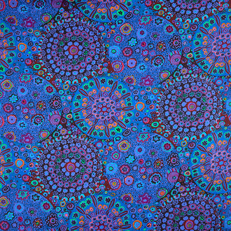 Kaffe Fassett - Miliefiore Blue 108" Wide Backing