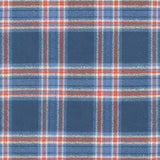 Mammoth Flannel - Plaid Americana Blue Yardage Primary Image