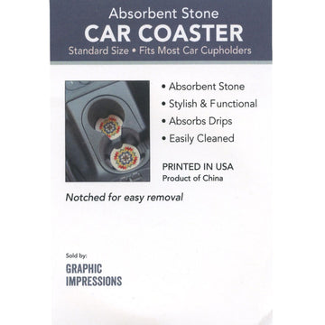 Quilt Car Coaster - Starburst
