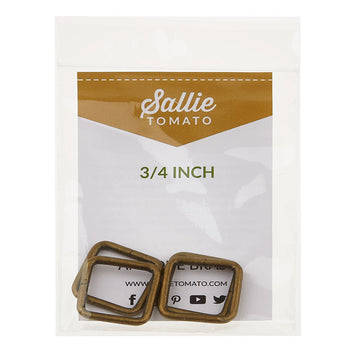 Sallie Tomato 3/4" Rectangle Rings - Set of Four Antique Alternative View #1
