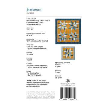 Starstruck Quilt Pattern by Missouri Star Alternative View #1