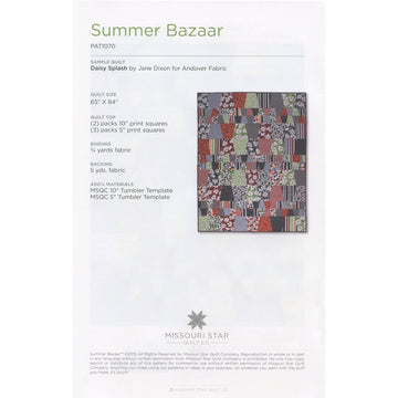 Summer Bazaar Pattern by Missouri Star