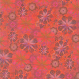 Venice - Flowers Red Digitally Printed Yardage